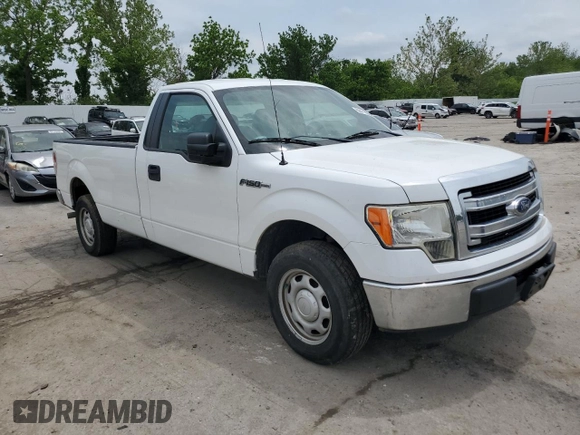 2013 Ford F-150 XL with VIN 1FTNF1CF3DKE30271, listed as a Copart auction lot 56471065 with 219,157 mi miles and Clean title. Bid and sale history available at DreamBid. Image 4.