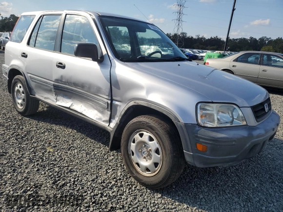2001 Honda CR-V LX with VIN JHLRD28471C000630, listed as a Copart auction lot 76258504 with 93,501 mi miles and Salvage Title. Bid and sale history available at carsss.com. Image 4.