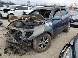 2016 Chevrolet Equinox LT z VIN 2GNALCEK6G6198048, wystawiony jako Copart lot #44713725 z przebiegiem Nie podano mil oraz Szkoda całkowita • Salvage title. Historia ofert i sprzedaży dostępna na DreamBid. Obrazek 1.