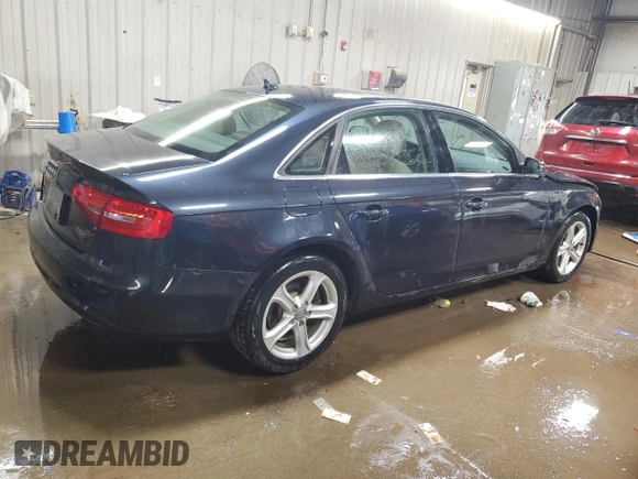 2013 Audi A4 Premium with VIN WAUAFAFL7DN034517, listed as a Copart auction lot 50344215 with 144,559 mi miles and Salvage Title. Bid and sale history available at carsss.com. Image 3.