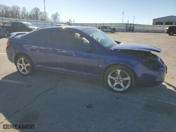 2007 Pontiac G5 GT with VIN 1G2AN15B877388851, listed as a Copart auction lot 81476464 with 0 mi miles and Salvage Title. Bid and sale history available at carsss.com. Image 4.