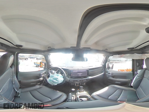 2024 Jeep Wrangler Sahara with VIN 1C4PJXEG0RW335831, listed as a Copart auction lot 61973055 with 15,785 mi miles and Salvage title. Bid and sale history available at DreamBid. Image 15.