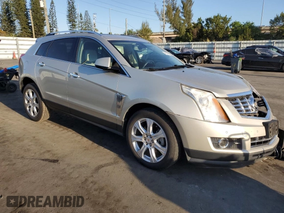 2013 Cadillac SRX Performance Collection with VIN 3GYFNDE32DS618080, listed as a Copart auction lot 48646985 with 100,309 mi miles and Salvage Title. Bid and sale history available at carsss.com. Image 4.