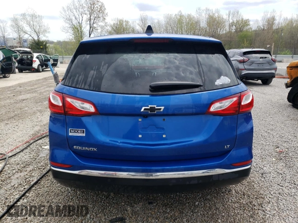 2019 Chevrolet Equinox LT with VIN 3GNAXKEV1KS521408, listed as a Copart auction lot 52969055 with 56,978 mi miles and Salvage Title. Bid and sale history available at DreamBid. Image 6.
