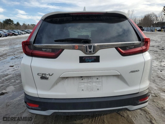 2021 Honda CR-V EX-L with VIN 2HKRW2H84MH616790, listed as a Copart auction lot 45718795 with 0 mi miles and Salvage Title. Bid and sale history available at carsss.com. Image 6.