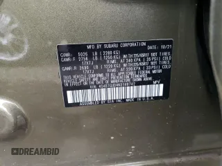 2022 Subaru Outback Wilderness with VIN 4S4BTGUD4N3148742, listed as a Copart auction lot 89109565 with 41,938 mi miles and Salvage Title. Bid and sale history available at DreamBid. Image 13.