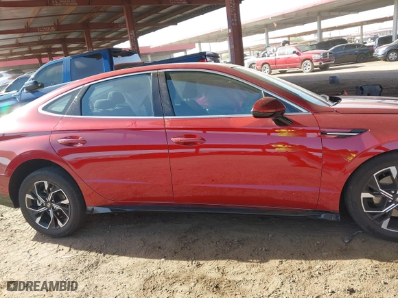 2024 Hyundai Sonata SEL with VIN KMHL64JA5RA376187, listed as a IAAI auction lot 41733973 with 19,392 mi miles. Bid and sale history available at carsss.com. Image 14.