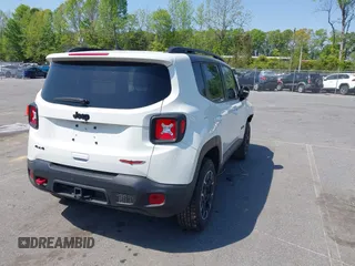 2023 Jeep Renegade Trailhawk with VIN ZACNJDC18PPP12658, listed as a IAAI auction lot 42021264 with 16,187 mi miles and . Bid and sale history available at DreamBid. Image 4.