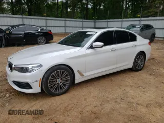 2018 BMW 5 Series 530i with VIN WBAJA5C53JG898430, listed as a Copart auction lot 54243195 with 129,854 mi miles and Salvage title. Bid and sale history available at DreamBid. Image 1.