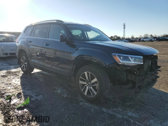 2022 Volkswagen Atlas SE with VIN 1V2LP2CAXNC521420, listed as a Copart auction lot 87450604 with 72,350 mi miles and Salvage title. Bid and sale history available at DreamBid. Image 4.