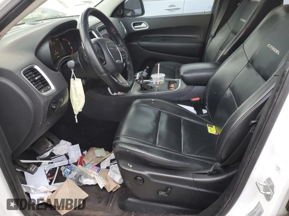 2018 Dodge Durango Citadel with VIN 1C4RDJEG6JC176929, listed as a Copart auction lot 85669654 with 78,373 mi miles and Salvage title. Bid and sale history available at DreamBid. Image 7.
