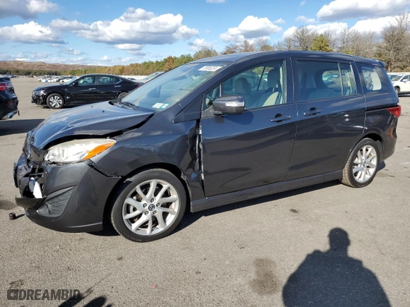 2015 Mazda Mazda5 Grand Touring with VIN JM1CW2DL8F0180607, listed as a Copart auction lot 75585224 with 47,954 mi miles and Salvage Title. Bid and sale history available at carsss.com. Image 1.
