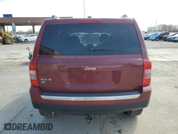 2012 Jeep Patriot Latitude with VIN 1C4NJRFB5CD696416, listed as a Copart auction lot 49628515 with 142,790 mi miles and Salvage Title. Bid and sale history available at carsss.com. Image 6.
