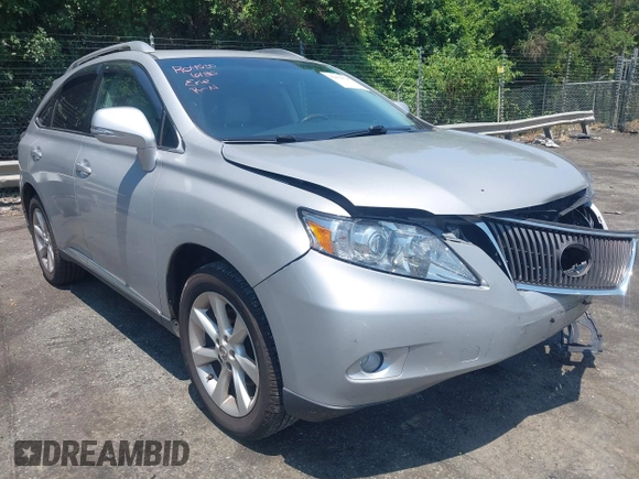 2010 Lexus RX 350 with VIN 2T2ZK1BAXAC012642, listed as a IAAI auction lot 42661517 with 150,270 mi miles and . Bid and sale history available at DreamBid. Image 1.