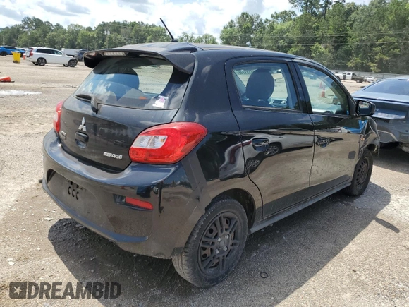 2017 Mitsubishi Mirage ES with VIN ML32A3HJ7HH011386, listed as a Copart auction lot 61141245 with 99,119 mi miles and Salvage title. Bid and sale history available at DreamBid. Image 3.