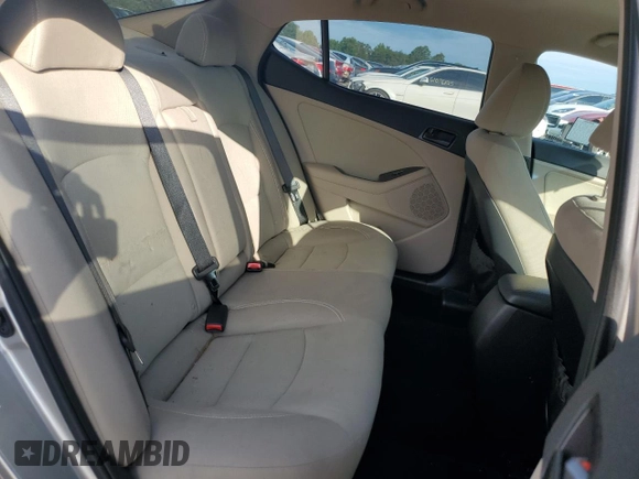 2014 Kia Optima LX with VIN 5XXGM4A77EG318466, listed as a Copart auction lot 65451805 with 196,970 mi miles and Clean title. Bid and sale history available at DreamBid. Image 10.