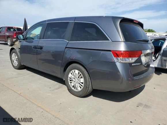 2014 Honda Odyssey LX with VIN 5FNRL5H29EB101385, listed as a Copart auction lot 53571095 with 137,067 mi miles and Salvage Title. Bid and sale history available at carsss.com. Image 2.