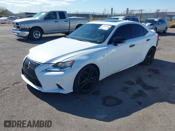 2015 Lexus IS 250 with VIN JTHBF1D25F5056907, listed as a IAAI auction lot 41348874 with 246,372 mi miles and . Bid and sale history available at carsss.com. Image 18.
