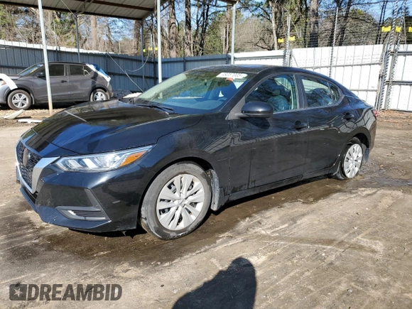 2022 Nissan Sentra S with VIN 3N1AB8BV0NY279911, listed as a Copart auction lot 48057005 with 40,880 mi miles and Salvage Title. Bid and sale history available at carsss.com. Image 1.