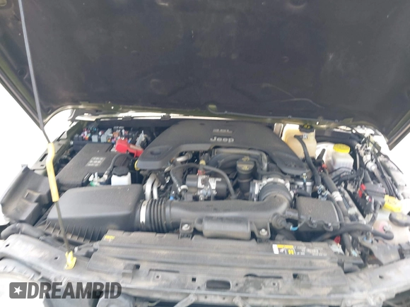2021 Jeep Wrangler Unlimited Sport S with VIN 1C4HJXDG0MW510836, listed as a IAAI auction lot 42072748 with 87,960 mi miles and . Bid and sale history available at DreamBid. Image 10.