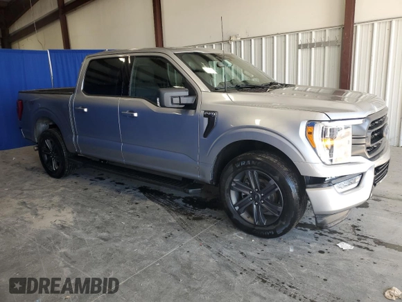 2023 Ford F-150 XL with VIN 1FTFW1E52PFB56941, listed as a Copart auction lot 53241715 with 21,965 mi miles and Clean Title. Bid and sale history available at carsss.com. Image 4.
