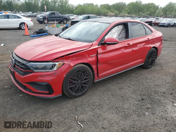 2019 Volkswagen Jetta GLI S z VIN 3VW5T7BU5KM148082, wystawiony jako Copart lot #56562505 z przebiegiem 100 026 mil mil oraz Szkody całkowita. Historia ofert i sprzedaży dostępna na DreamBid. Obrazek 1.