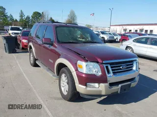 2008 Ford Explorer Eddie Bauer with VIN 1FMEU64E18UA54491, listed as a IAAI auction lot 41837686 with Not Provided miles. Bid and sale history available at carsss.com. Image 1.