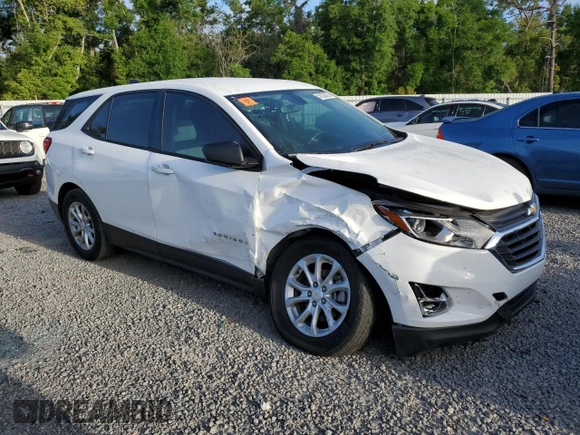 2018 Chevrolet Equinox LS with VIN 2GNAXHEV7J6281927, listed as a Copart auction lot 51520005 with 107,578 mi miles and Salvage Title. Bid and sale history available at DreamBid. Image 4.