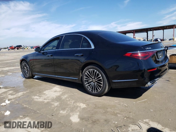 2023 Mercedes-Benz S 500 z VIN W1K6G6DB6PA195794, wystawiony jako Copart lot #46353265 z przebiegiem 35 416 mil mil oraz Szkoda całkowita • Salvage title. Historia ofert i sprzedaży dostępna na DreamBid. Obrazek 2.