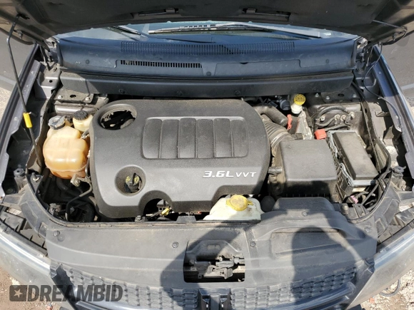 2015 Dodge Journey Crossroad with VIN 3C4PDDGG7FT676017, listed as a Copart auction lot 61740615 with 111,267 mi miles and Salvage title. Bid and sale history available at DreamBid. Image 12.