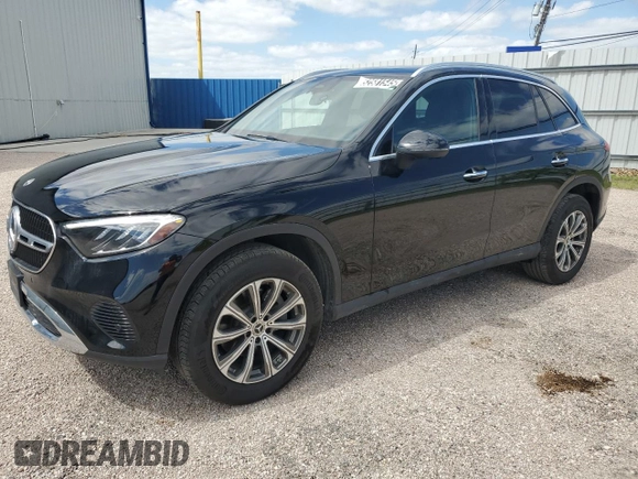 2024 Mercedes-Benz GLC with VIN W1NKM4HB9RF215941, listed as a Copart auction lot 52581545 with 15,151 mi miles and Clean Title. Bid and sale history available at carsss.com. Image 1.