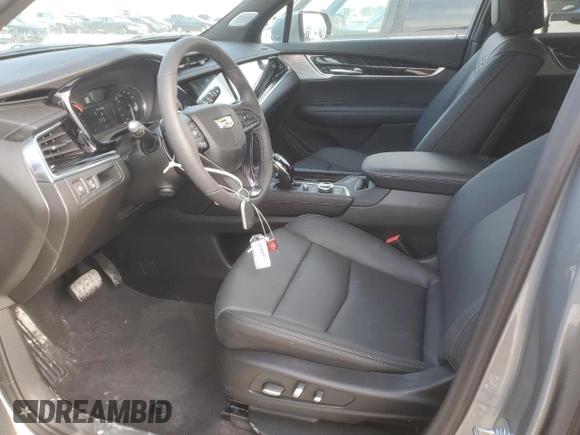 2025 Cadillac XT6 FWD Premium Luxury with VIN 1GYKPCRS4SZ120449, listed as a Copart auction lot 44198675 with 332 mi miles and Clean Title. Bid and sale history available at carsss.com. Image 7.