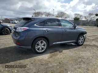 2011 Lexus RX 450h with VIN JTJZB1BA5B2005986, listed as a Copart auction lot 51085835 with 143,119 mi miles and Salvage title. Bid and sale history available at DreamBid. Image 3.