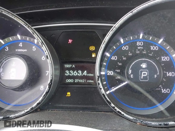 2013 Hyundai Sonata Limited z VIN 5NPEC4AC9DH802858, wystawiony jako IAAI lot #42531348 z przebiegiem 274 621 mil mil oraz . Historia ofert i sprzedaży dostępna na DreamBid. Obrazek 7.