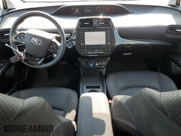 2022 Toyota Prius LE with VIN JTDL9MFU3N3037635, listed as a Copart auction lot 62325235 with 38,095 mi miles and Salvage title. Bid and sale history available at DreamBid. Image 8.