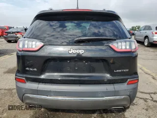 2019 Jeep Cherokee Limited with VIN 1C4PJMDN7KD142611, listed as a Copart auction lot 62733195 with 87,616 mi miles and Salvage title. Bid and sale history available at DreamBid. Image 6.