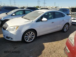 2015 Buick Verano Leather Group with VIN 1G4PS5SK2F4164884, listed as a Copart auction lot 75028424 with 145,735 mi miles and Salvage Title. Bid and sale history available at carsss.com. Image 1.