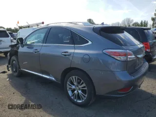 2013 Lexus RX 450h with VIN JTJBC1BA2D2439770, listed as a Copart auction lot 55310945 with 169,425 mi miles and Salvage title. Bid and sale history available at DreamBid. Image 2.