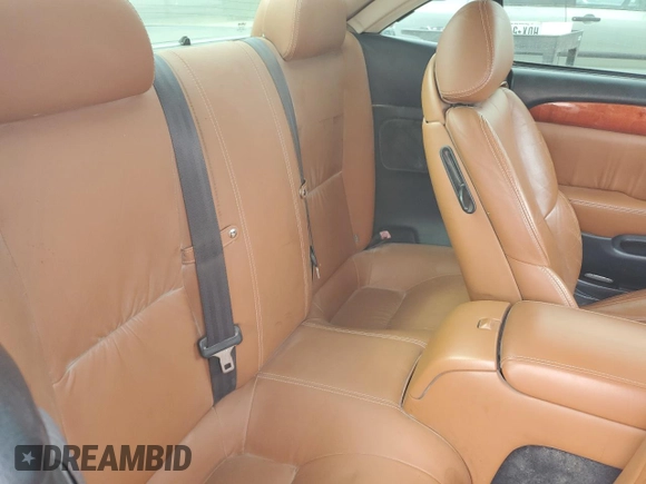 2002 Lexus SC 430 with VIN JTHFN48Y220034780, listed as a Copart auction lot 53880385 with 170,080 mi miles and Clean title. Bid and sale history available at DreamBid. Image 10.