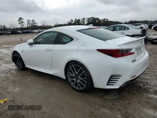2017 Lexus RC with VIN JTHSM5BC0H5003592, listed as a Copart auction lot 44818705 with 51,871 mi miles and Salvage Title. Bid and sale history available at carsss.com. Image 2.