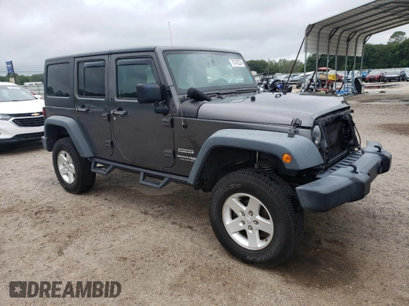 2018 Jeep Wrangler JK Unlimited Sport S with VIN 1C4BJWDG5JL891712, listed as a Copart auction lot 70742224 with 89,860 mi miles and Salvage Title. Bid and sale history available at carsss.com. Image 4.