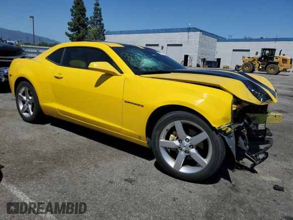 2010 Chevrolet Camaro 2LT with VIN 2G1FG1EV3A9100500, listed as a Copart auction lot 57343735 with 108,434 mi miles and Salvage title. Bid and sale history available at DreamBid. Image 4.