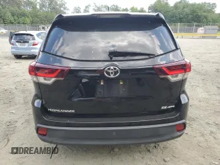 2019 Toyota Highlander SE with VIN 5TDJZRFH6KS566479, listed as a Copart auction lot 59003325 with 99,845 mi miles and Salvage title. Bid and sale history available at DreamBid. Image 6.