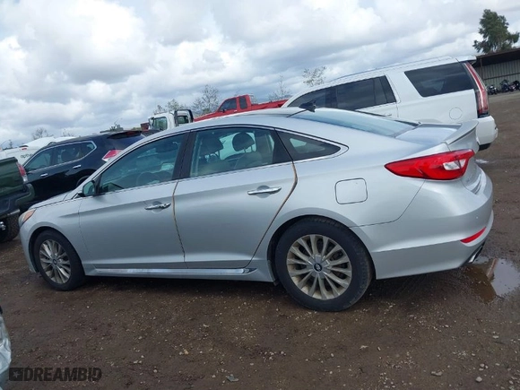 2015 Hyundai Sonata 2.4L Sport with VIN 5NPE34AF4FH036129, listed as a IAAI auction lot 41740812 with 79,483 mi miles. Bid and sale history available at carsss.com. Image 14.