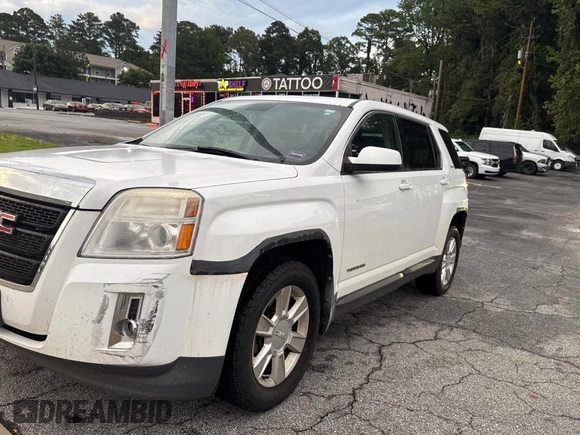 2012 GMC Terrain SLE-1 with VIN 2GKFLREK4C6250809, listed as a Copart auction lot 63149225 with 119,461 mi miles and Clean title. Bid and sale history available at DreamBid. Image 2.