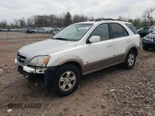 2006 Kia Sorento LX with VIN KNDJD733665597996, listed as a Copart auction lot 75821774 with 233,391 mi miles and Salvage Title. Bid and sale history available at carsss.com. Image 1.