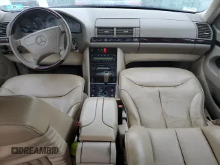 1999 Mercedes-Benz S-Class with VIN WDBGA51G8XA425456, listed as a Copart auction lot 74369624 with 0 mi miles and Non Repairable. Bid and sale history available at carsss.com. Image 8.