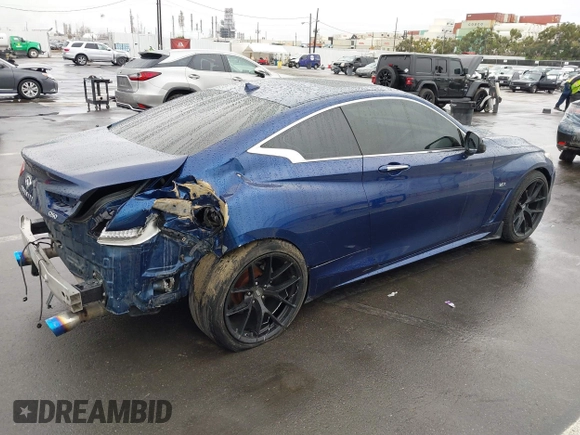 2017 Infiniti Q60 Premium with VIN JN1EV7EK9HM362667, listed as a IAAI auction lot 41888632 with 65,626 mi miles and . Bid and sale history available at DreamBid. Image 4.