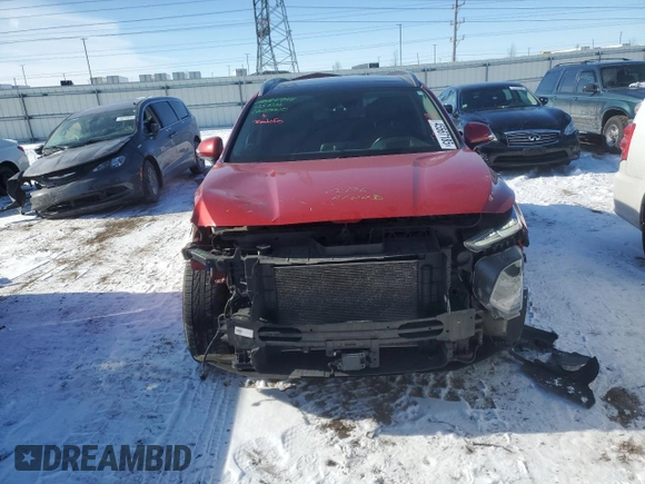 2019 Hyundai Santa Fe Limited with VIN 5NMS5CAD5KH075504, listed as a Copart auction lot 45567185 with 84,029 mi miles and Salvage Title. Bid and sale history available at carsss.com. Image 5.