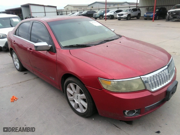 2008 Lincoln MKZ with VIN 3LNHM26TX8R643810, listed as a IAAI auction lot 41735436 with 155,144 mi miles. Bid and sale history available at carsss.com. Image 1.